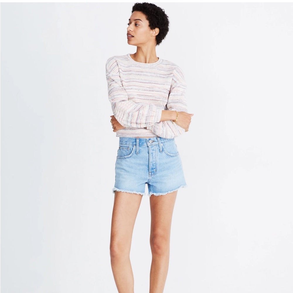 Madewell Relaxed Denim Shorts in Dunwoody Wash, 32